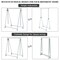 Extendable Foldable Heavy Duty Clothing Rack with Hanging Rod